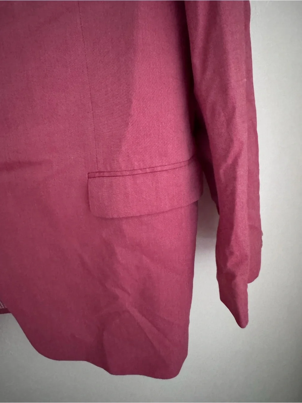 SADDLEBRED 100% Cotton 2 Button Gingham Lined Blazer Sports Coat -Men's Size 46L